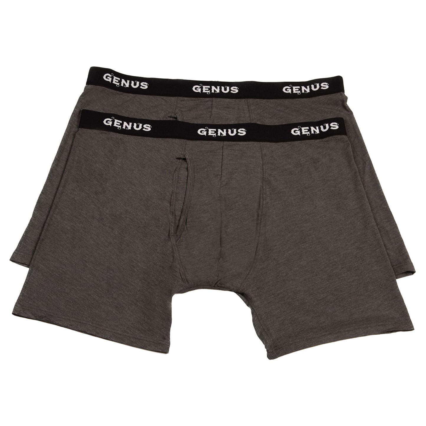 Pouched men's 2X large dark grey underwear.